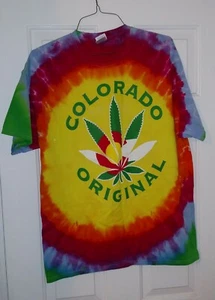 Herren T-Shirt Colorado Original Hippie Marihuana - Bild 1 von 3