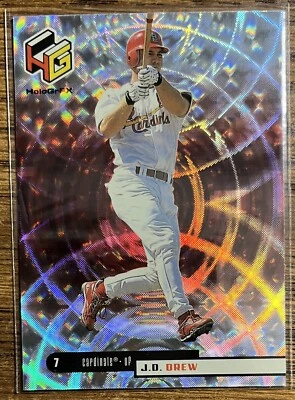 1999 Upper Deck HoloGrFX J.D. Drew St. Louis Cardinals #49 NMMT - Image 1 of 2