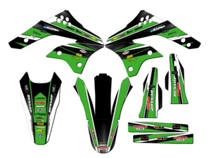 2006-2008 KX 450F VIGOR Green Senge Graphics Kit Compatible with Kawasaki - Foto 1 di 4