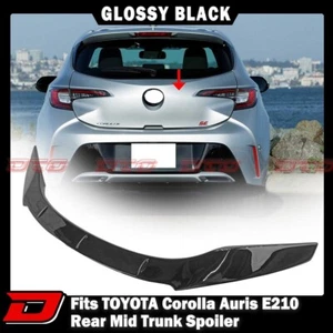2025 Fit For TOYOTA Corolla Auris E210 5DR V Middle Trunk Spoiler Painted Black - Picture 1 of 6