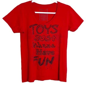 Disney Pixar Mediana Mujer Algodón Orgánico Toy Story Divertido Rojo Camisa Manga Corta - Imagen 1 de 10