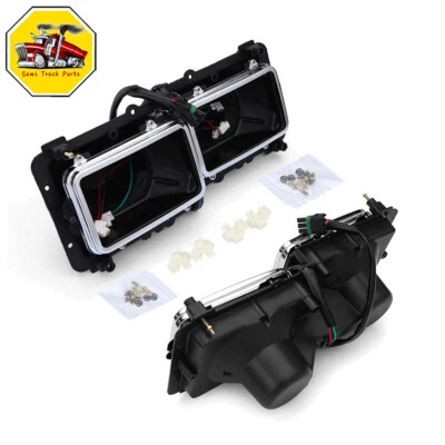 Pair Headlight Housing Bases For 1989-2003 Freightliner FLD 112 120 Left&Right Foto 1 de 4