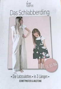 Patrón de corte Das Schlbberding de four Chapter peto culotte para niños - Imagen 1 de 4