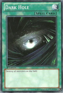 Yugioh! LP Dark Hole - SDWA-EN023 - Common - 1st Edition Lightly Played, English - Picture 1 of 1