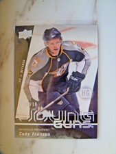 2009-10 Cody Franson Upper Deck High Gloss Young Guns hockey rookie /10