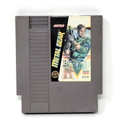 Nintendo NES Ultra Metal Gear Video Game Cartridge Only Preowned Condition As Is - Image 1 of 4