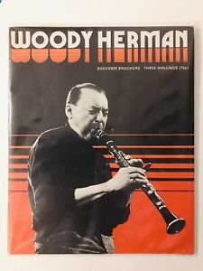 Woody Herman Souvenir Brochure Jazz 1970 Hanley Victoria Hall Bandleader USA