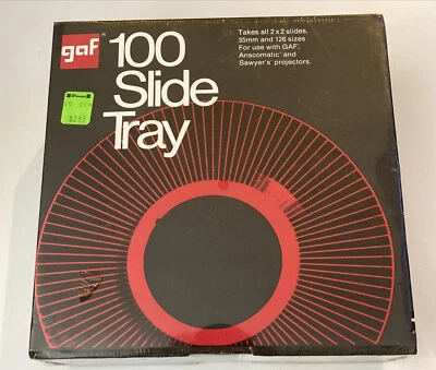 GAF100 Photo Slide Tray 2X2 Slides GAF & Sawyer projectors BRAND NEW SEALED - Image 1 of 4