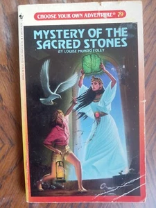 Choose Your Own Adventure #79 "Mystery of the Sacred Stones" Louise Munro Foley - Picture 1 of 3