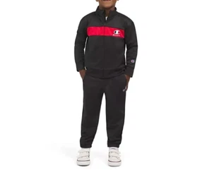 Champion Toddler Boys 2-Piece Active Track Set Size 2T Black - Picture 1 of 4