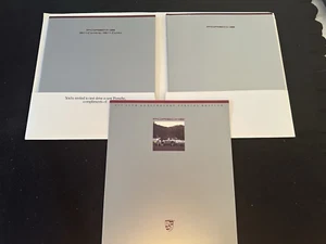 Porsche 911 Carrera 1989 raro edición 25 aniversario catálogo folleto de ventas paquete - Imagen 1 de 19