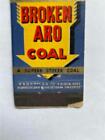 1940's-Sinclair-Coal-Co-Distributors-Broken-Aro-Coal-Kansas-City-MO-Matchcover