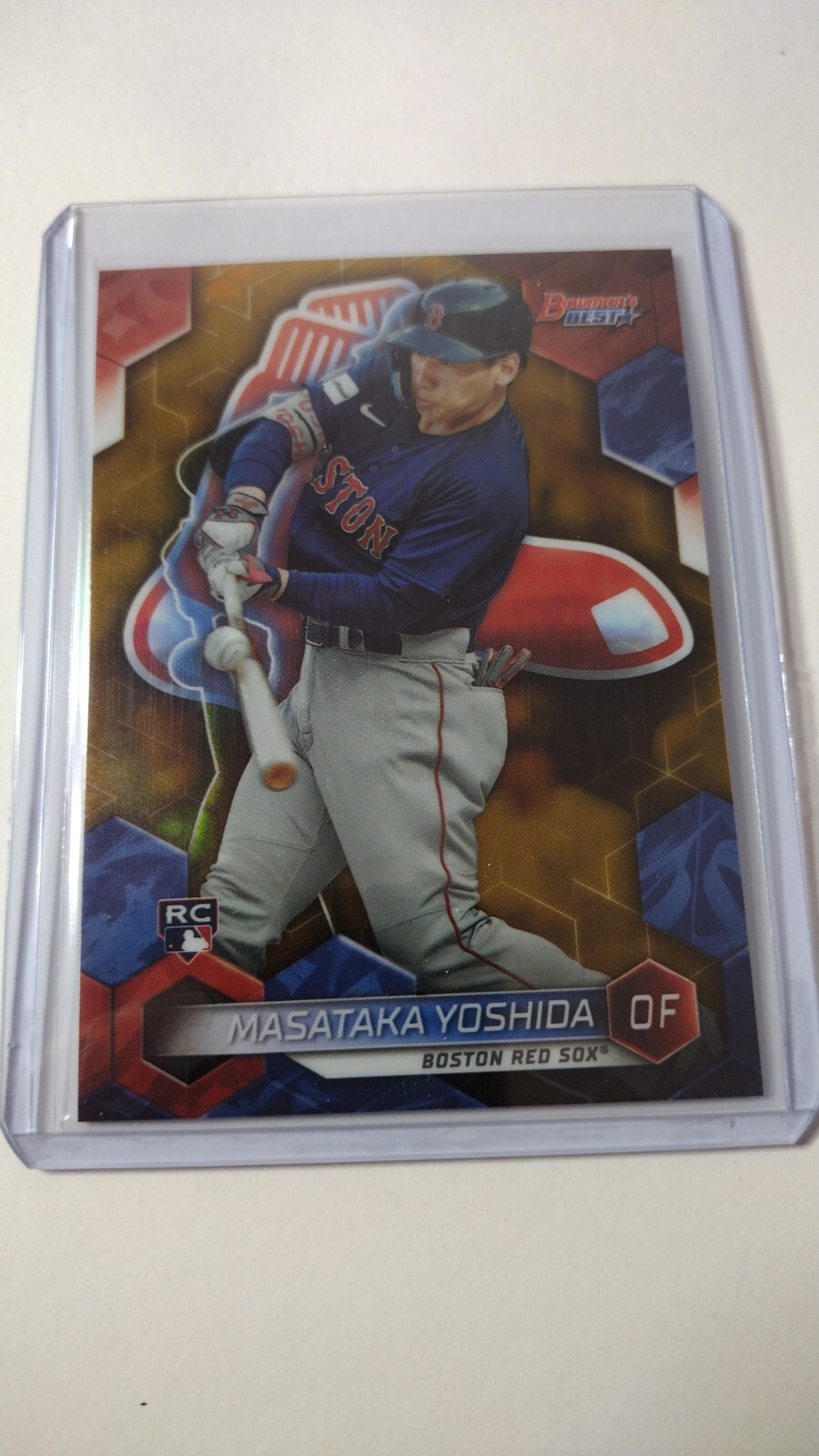 2023 Bowmans Best Masataka Yoshida Rookie /50 Gold Refractor Boston Red Sox