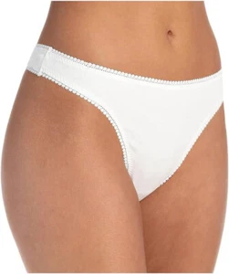 OnGossamer Cabana Cotton Hip-g and Thong Panties White M - Picture 1 of 4