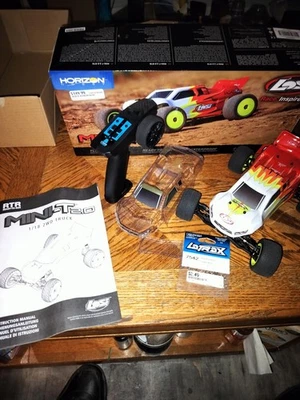 Losi 1/18 Mini-T 2.0 22T 2 Wheel Drive ARTR Stadium Truck with Box - Image 1 of 4