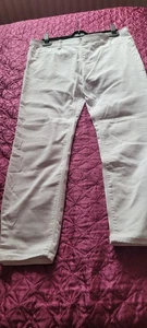 Ladies White Petite Trousers Size 14 - Picture 1 of 2