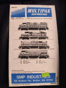 CALCOMANÍA ACCU-CALS HO - Central Principal 5807H Mediados de 1960 a 1978 Nuevo de Lote Antiguo  - Imagen 1 de 6