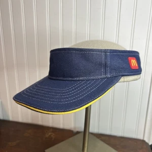 McDonalds Navy Employee Visor Snapback Adjustable - Picture 1 of 8