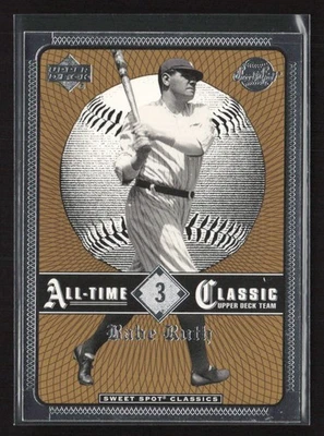 Upper Deck Sweet Spot Classics 2002 #3 Babe Ruth - casi nuevo/como nuevo+ Foto 1 de 2
