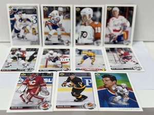 1992 Upper Deck Ice Hockey NHL Card Lot 11 Ice Hockey Sports Cards Bundle - Picture 1 of 8