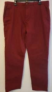 Original Penguin by Munsingwear Pants Men 38x32 Maroon Lightweight Zip NWT - Picture 1 of 11