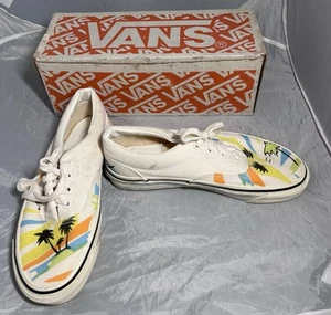 Vintage 1980’s Off The Wall Vans Women’s Shoes With Box - Bild 1 von 18
