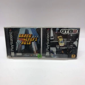 Grant Theft Auto 1 und Grand Theft Auto 2 Sony PlayStation 1 PS1 LESEN - Bild 1 von 15