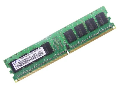 Tarjeta de memoria RAM Dell OEM DDR2 533Mhz 256MB PC2-4200U sin ECC M378T3253FZ0-CD5 Foto 1 de 3