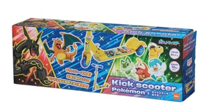 Pokemon Kick Scooter S Folding Height Adjustable Kids 2024 Goods Toy Japan New - Picture 1 of 14