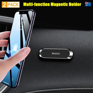 2pcs In Car Magnetic Phone Holder Dashboard Mount Stand Bracket Mobile Phone GPS - Picture 1 of 11