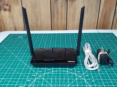 TRENDnet Router N300 TEW-731BR/A With Cat5/power Cords.   - Image 1 of 4