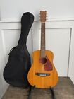 Yamaha Fg-Junior Jr-1 Red Label Small Acoustic Guitar With Case Free Shipping