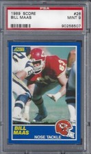 1989 Score #26 Bill Maas PSA 9 MINT 90258507