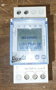 REX AlphaRex D21 Weekly Timer 120V 50/60HZ  - FREE SHIPPING!!! - Picture 1 of 2