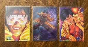 MARVEL CAPOPIECES 1995 GIUBILEO 58 - 59 - 60 CARTE COLLEZIONABILI BASE FLEER RARE - Foto 1 di 3