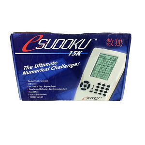 SUDOKU 15K Handheld Electronic Game SG-36/4275 LCD Screen