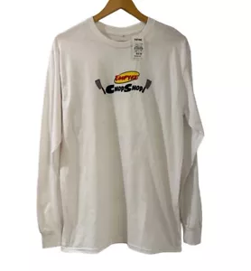 Empyre T-shirt Chop Shop White Long Sleeve T-Shirt Size Medium NWT Zumiez - Picture 1 of 10