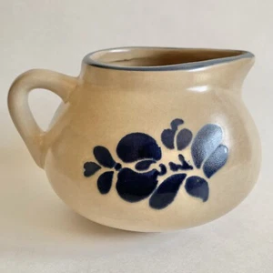 Pfaltzgraff Arte Folclórico Pequeño 4 pulgadas jarra grava bote crema azul bronceado 414 años - Imagen 1 de 7
