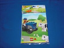 OVP - LEGO Ville Duplo Bauernhof Tischdecke 180x120cm - Traktor Kühe Pferde ...