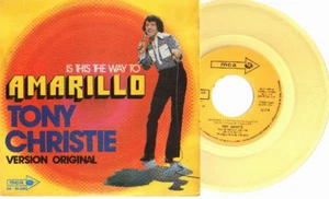 TONY CHRISTIE 7"PS Spain 1972 Amarillo Vinyl YELLOW - Picture 1 of 1