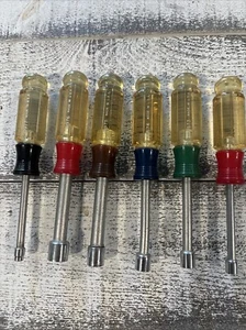 Sechs Vintage Craftsman USA Mutterndreher-Set - 419 Serie SAE - Bild 1 von 5