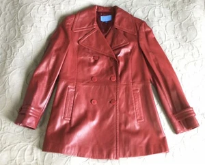 ESCADA SPORT Lederjacke Caban-Stil Kurzmantel Gr. 40 Lammnappa butterweich NEUW. - Bild 1 von 19