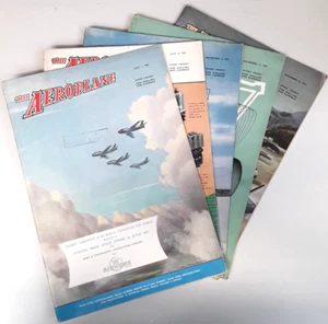 5 Issues of The Aeroplane Magazine, Jul-Dec 1955, Vintage, British Aviation - Picture 1 of 6