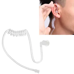Surveillance Security Acoustic`Tube Ear Bud For Walkie Talkie Earphone Earpi_ro - Picture 1 of 4