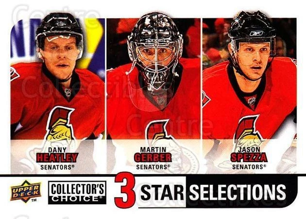2008-09 Collectors Choice #271 Dany Heatley, Martin Gerber, Jason Spezza - Image 1 of 1