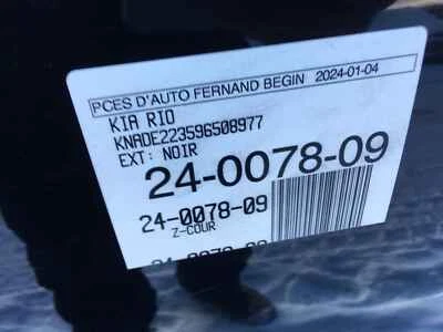 Used Right Headlight Assembly fits: 2009 Kia Rio clear outer signal lens Right G Foto 1 de 4