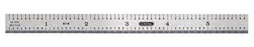 General Tools 616 6" Fractional & Metric Steel Rule - Image 1 of 1