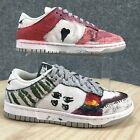 Nike Shoes Womens 5.5 Dunk Low Athletic Low Sneakers D05882 Multicolor Fabric