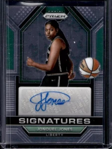 Jonquel Jones 2023 Panini Prizm WNBA Signatures #SG-JQJ Auto NewYork Liberty - Picture 1 of 4