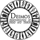 Deimos Dread Terror Greek Mythology - 100 Pack Circle Stickers 3 Inch